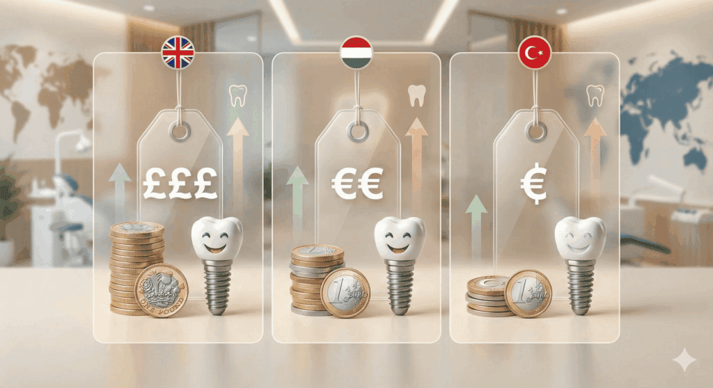 Prix All-on-4 en France, en Hongrie et en Turquie : Le grand comparatif. Où le faire avec le moins de risques ?