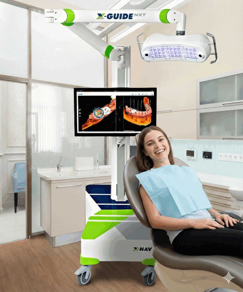 La pose des implants All-on-4 avec navigation X-guide